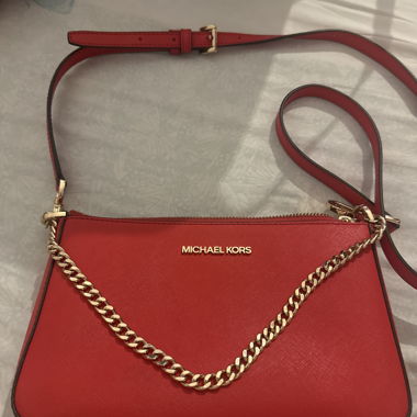 Michael Kors Red Crossbody Bag