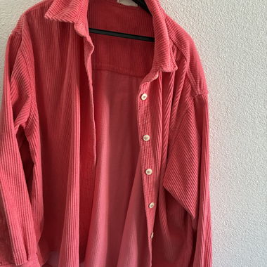 Pink Velvet Shirt American Vintage
