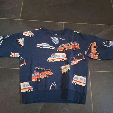 Pullover Lindex Feuerwehr Hubschrauber