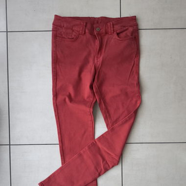 Skinny jeans rouge
