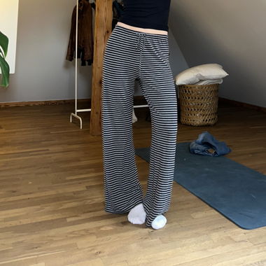 WEEKDAY Striped Trousers XS, more like S/M