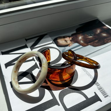 Acrylic Bangle Bracelets