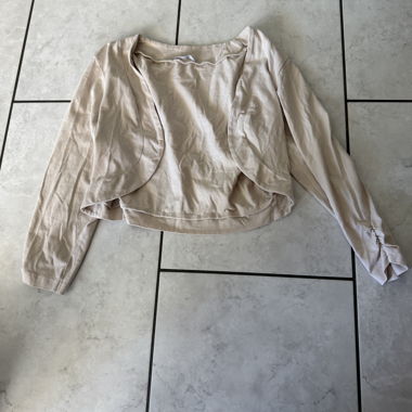 Bebeiges Damen Bolero/Jaeckchen
