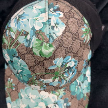 Gucci Cap mit Blumenmuster