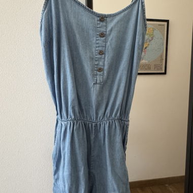 Lightweight Denim Romper
