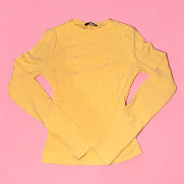 Yellow Long-Sleeve Top