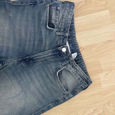 Shorts di jeans blu