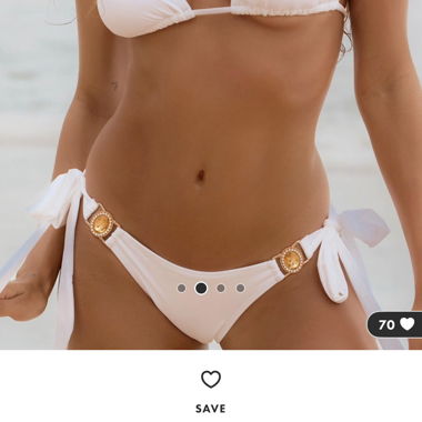 Set bikini bianco