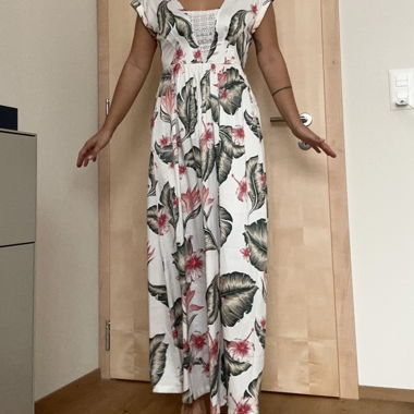 Abito lungo maxi Roxy con fantasia floreale, taglia S