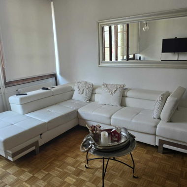 White Corner Sofa Bed