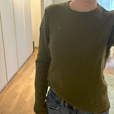 Tommy Hilfiger dünner Pullover Grün
