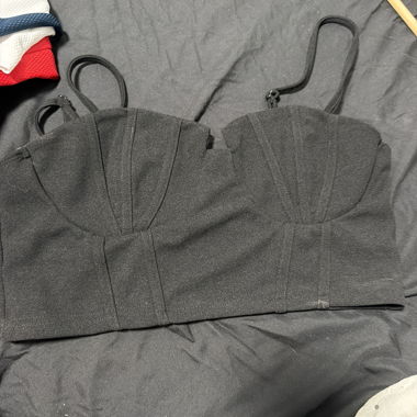 Haut bustier noir