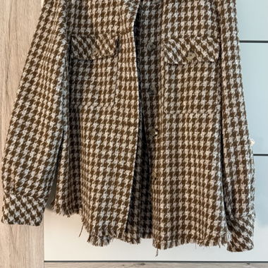 Veste C&A motif pied-de-poule L