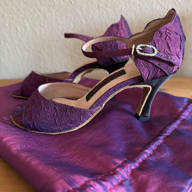 Tanzschuhe für Salsa Lila – Gr. 37 - neu