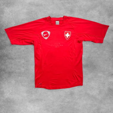 Red Nike Switzerland Jersey M