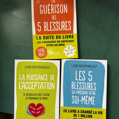Lot de 3 Lise Bourbeau Développement personnel