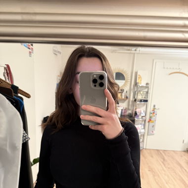 Gecropptes Langarmshirt 