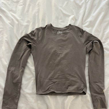 graues langarm shirt