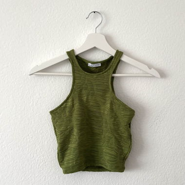 Green tank top