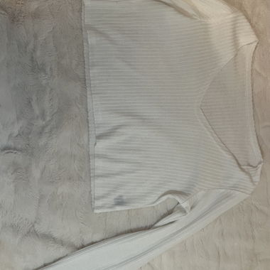T-shirt blanc à manches longues