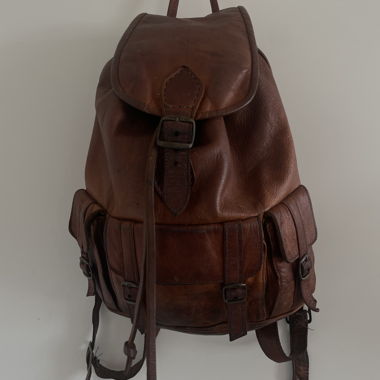Vintage Leather Backpack