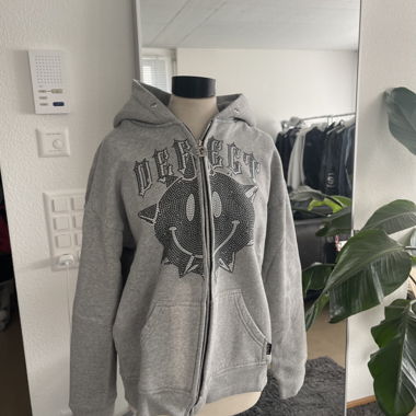 Grey Zip Hoodie