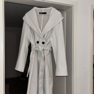Zara hooded coat