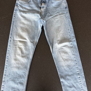 Jeans slim ZARA in denim blu chiaro, taglia 38
