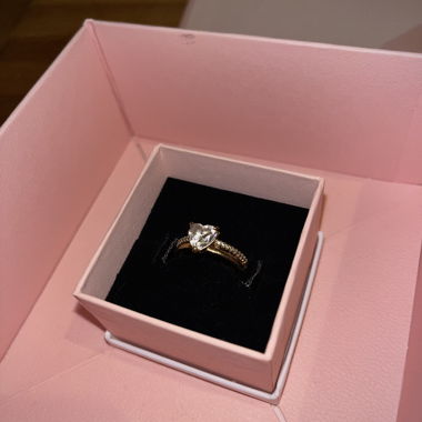 Anello Pandora Cuore Oro