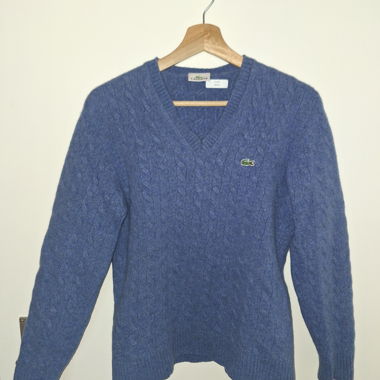Vintage Lacoste Pullover blau
