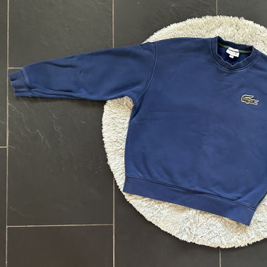 Pull Lacoste bleu foncé