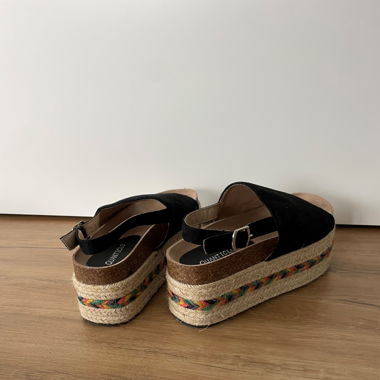 Sandalen, schwarz, 36