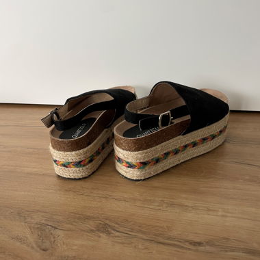 Sandalen, schwarz, 36