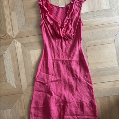 Pinkes Sommerkleid von Kasnika 100% Leine