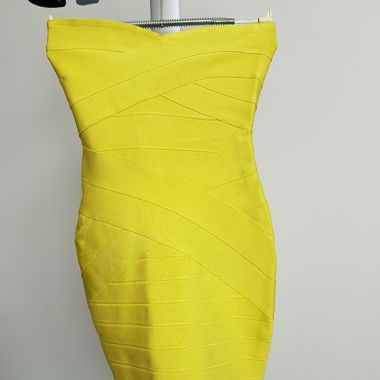 Bandeau Kleid in Hellgrün