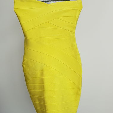 Bandeau Kleid in Hellgrün