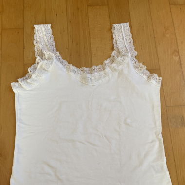 white Tank top/ undershirt 