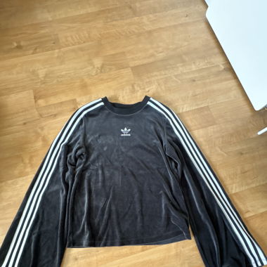 Vintage Samt Adidas Pulli