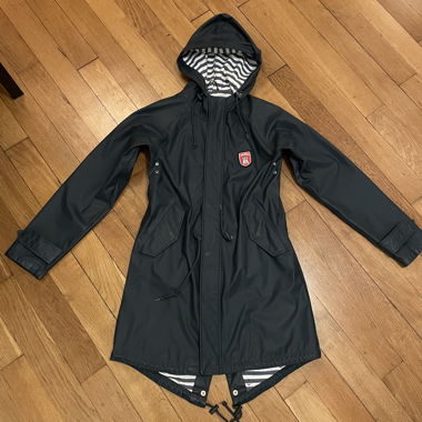 Manteau de pluie Derbe bleu foncé Taille 36