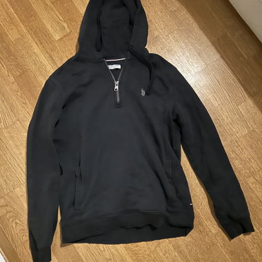 Quarter Zip Polo Hoodie