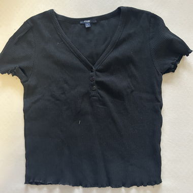 Blouse noire de Kiabi
