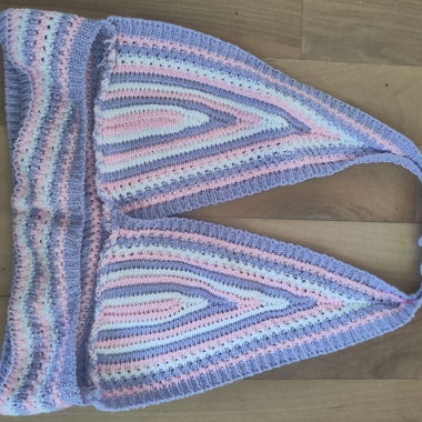 Croptop au crochet