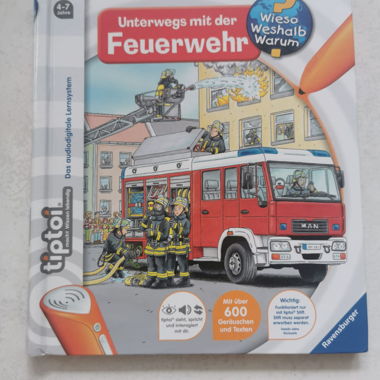Tiptoi Book - On the Way with the Fire Brigade