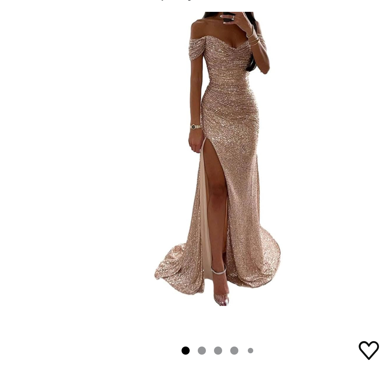 Damen Kleid mit Pailletten für Hochzeiten