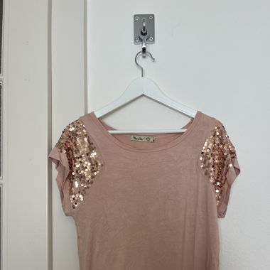 T-shirt à paillettes 