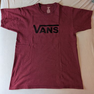 Vans T-Shirt burgunder L
