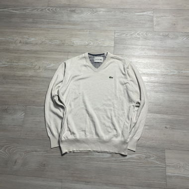 Lacoste Longsleeve in bianco Gr