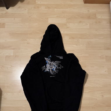 Schwarzer Hoodie