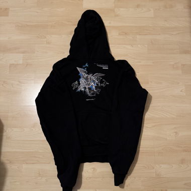 Schwarzer Hoodie