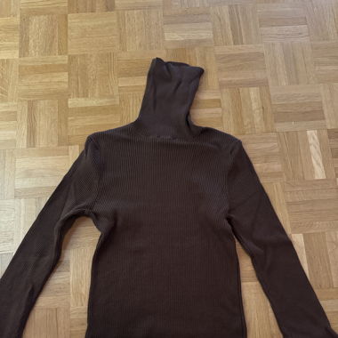 Brauner Rollkragenpulli Gr. S